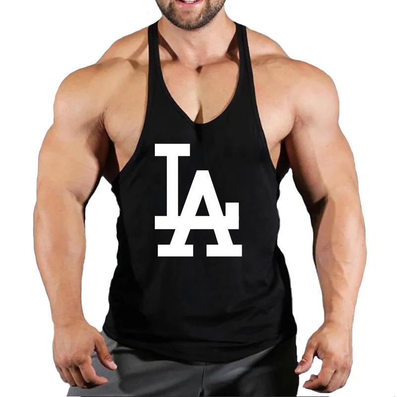 

Fitness Man Bodybuilding Shirt Men Men's Singlet Gym Vest Stringer Sleeveless Sweatshirt T-shirts Suspenders Man Clothing Top