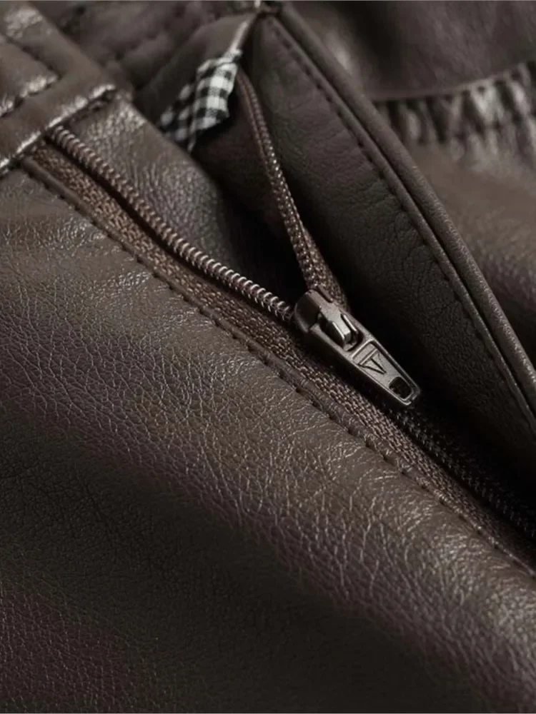 Женские кожаные брюки