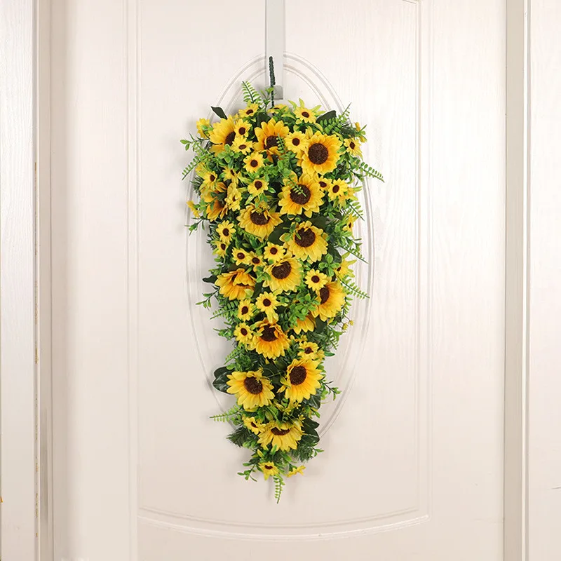 

Welcome Decorative Plate Simulation Flower Wall Hanging Home Decoration Boot Glass Ornament Lollipop Christmas Decorations