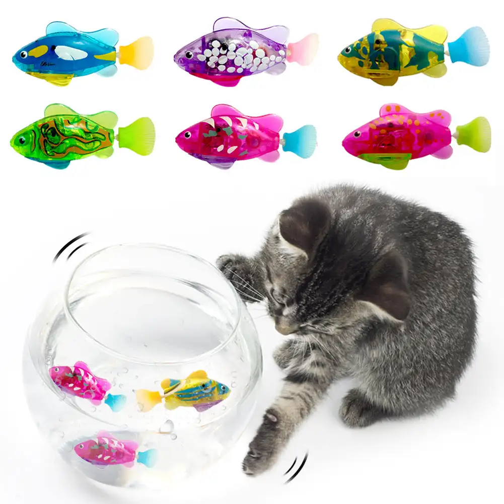 Cat Interactive Electric Fish Toy Water Cat Toy 1