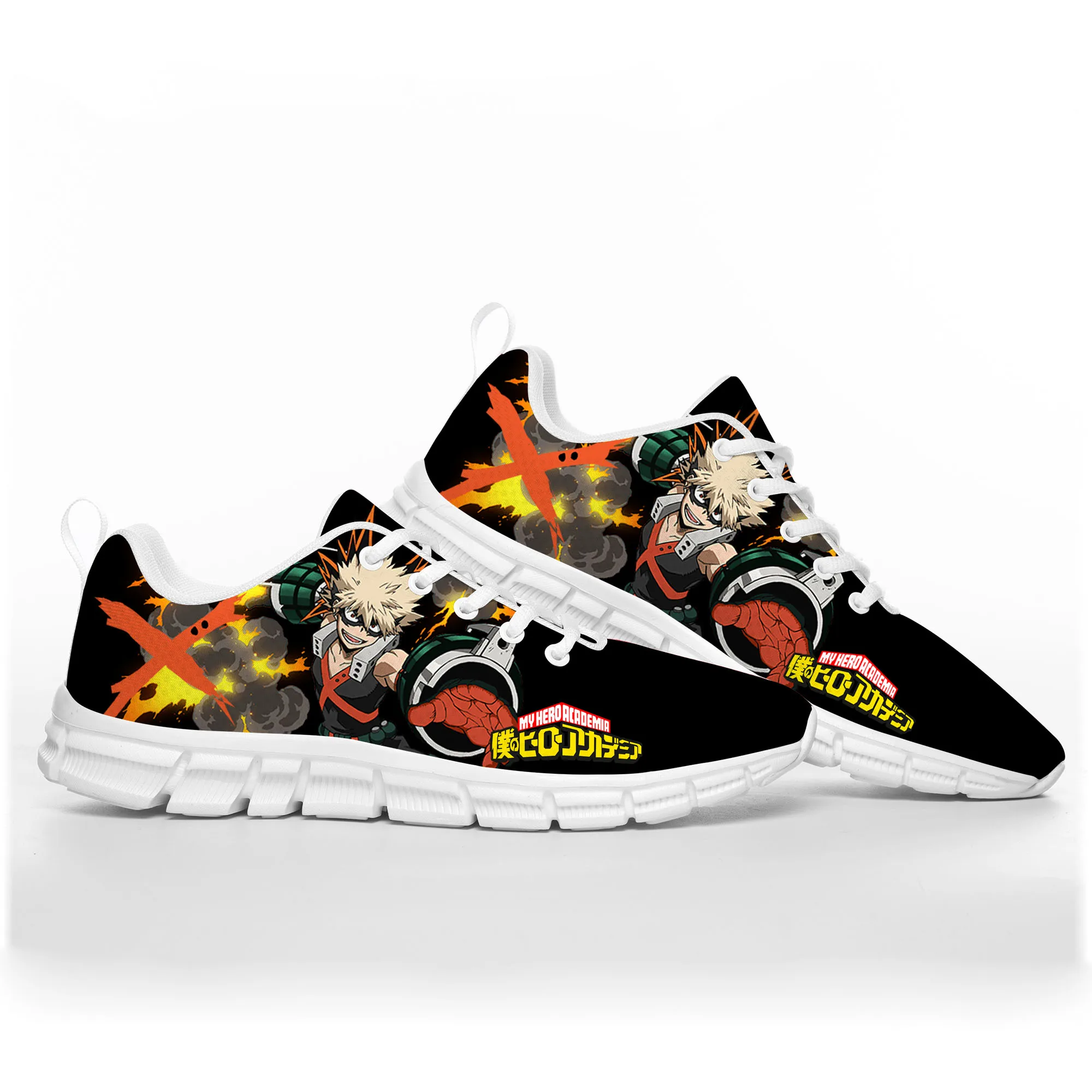 

Katsuki Bakugo Sports Shoes My Hero Academia Mens Womens Teenager Kids Children Sneakers Casual Custom High Quality Couple Shoes