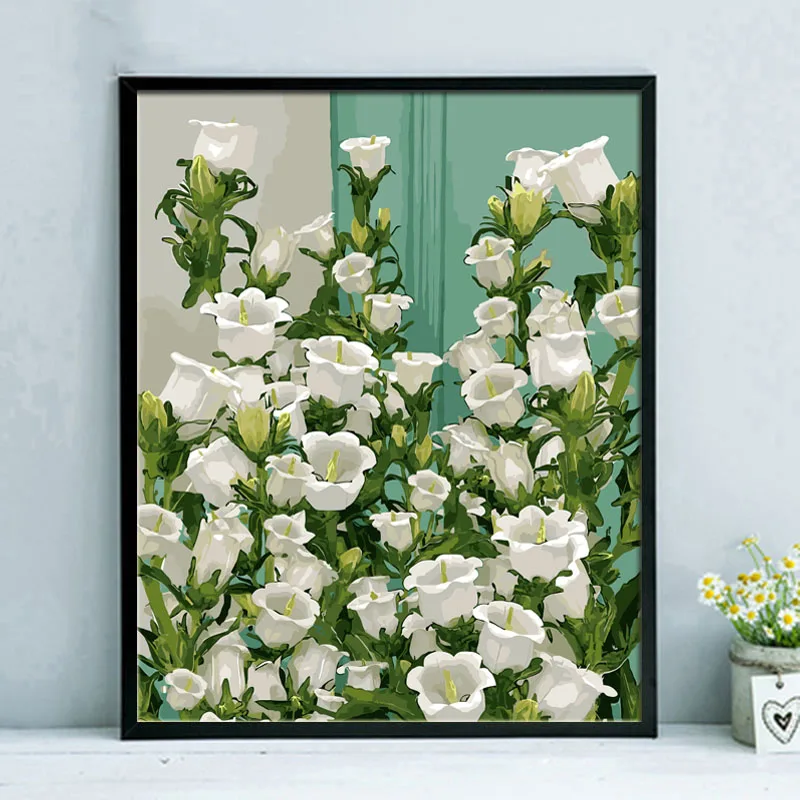 

Filling Coloring Healing And Small Fresh Floral Acrylic Paint Decoration Painting