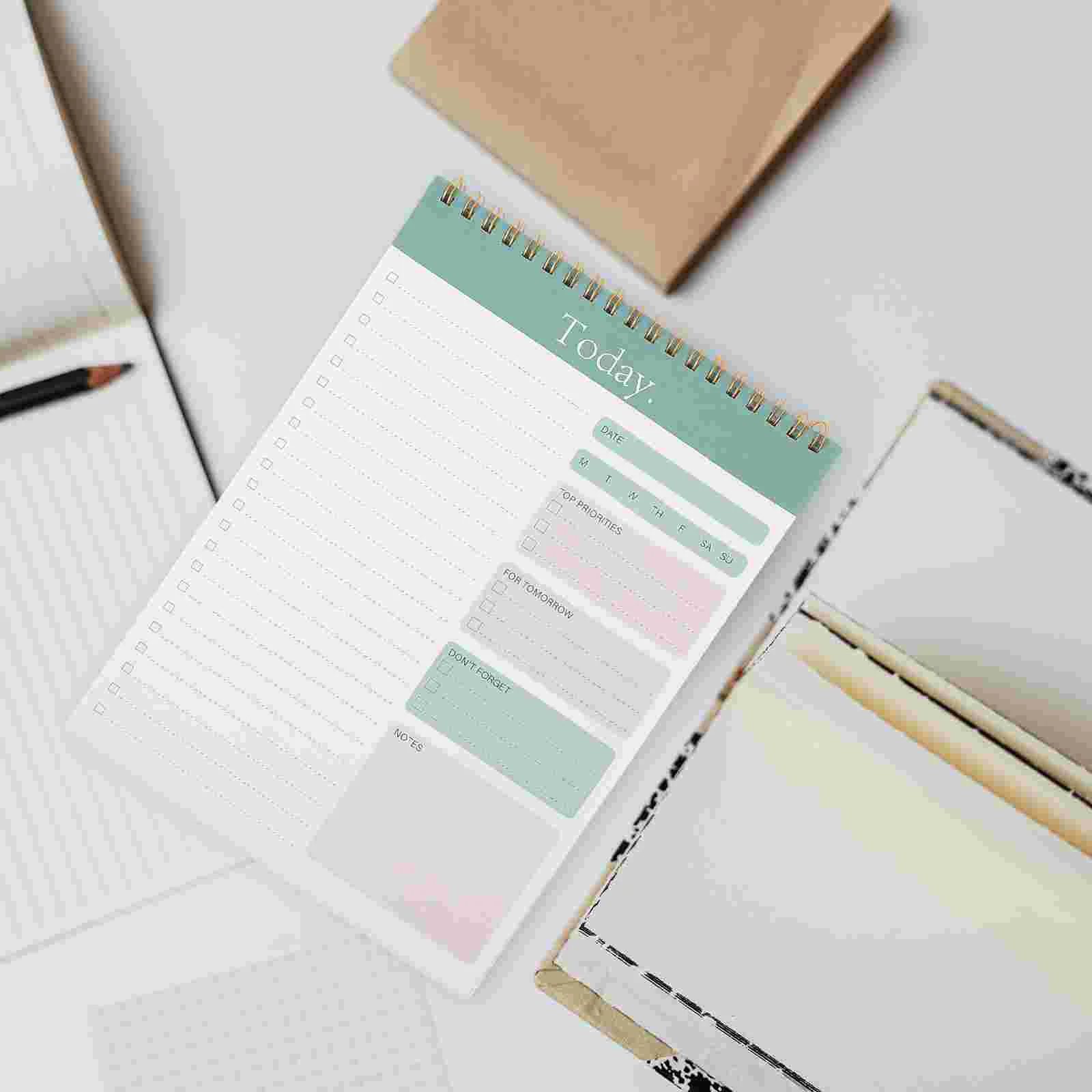 

Planner Notepad Notebook Tear Planning Notepad Do List Work Schedule Memo Desk Tear-off Notebooks