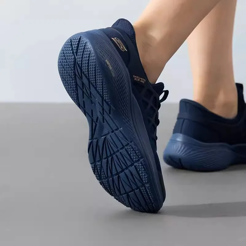 Женские кроссовки Skechers новая летняя повседневная обувь с дышащей сеткой легкие