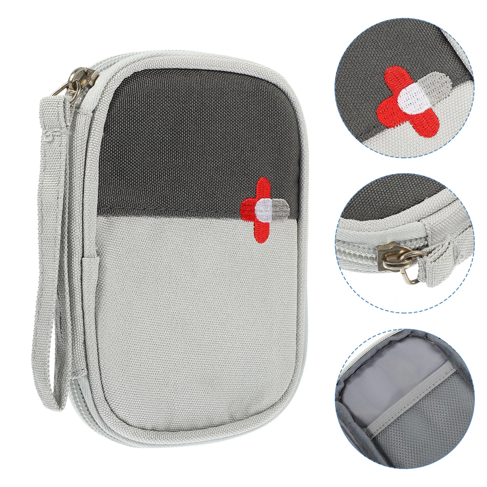

Hand First Aid Kit Mini Backpack Organizer Medicine Pouches Household Bag Storage Oxford Cloth Sundries Travel Handheld Nursing