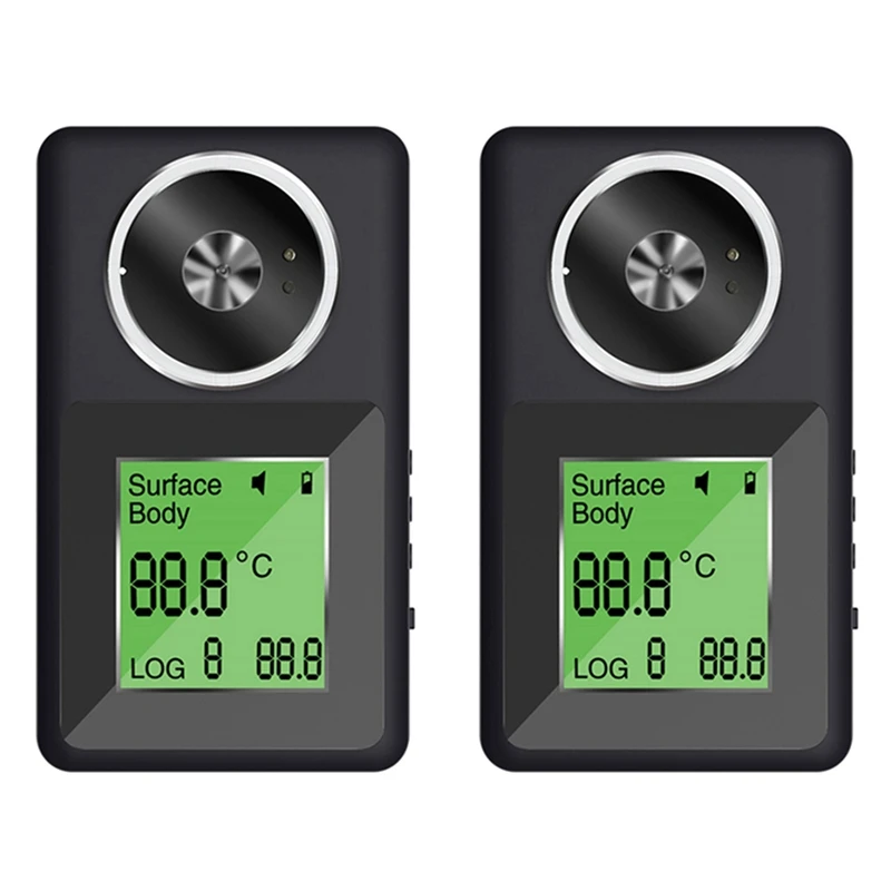 

2 шт., Бесконтактный инфракрасный термометр для измерения температуры тела