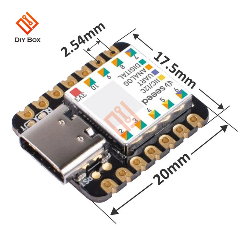 Микроконтроллер Seeeduino XIAO SAMD21 Cortex M0 + Nano 48 МГц, инструмент для разработки системы Arduino IDE/IOT