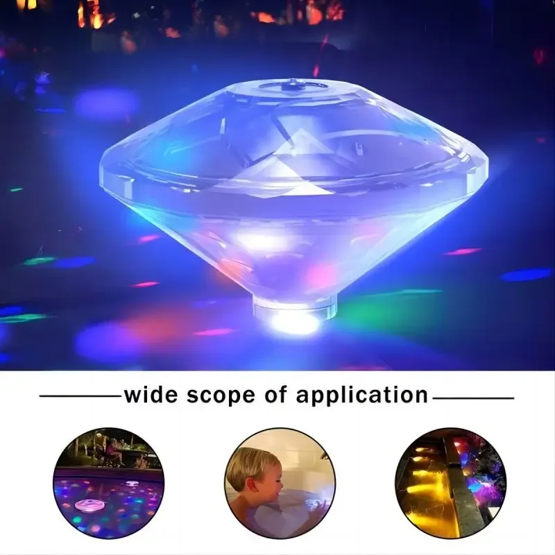 Водонепроницаемый Светодиодный Ночник Погружная Красочная Лампа Для Плавания