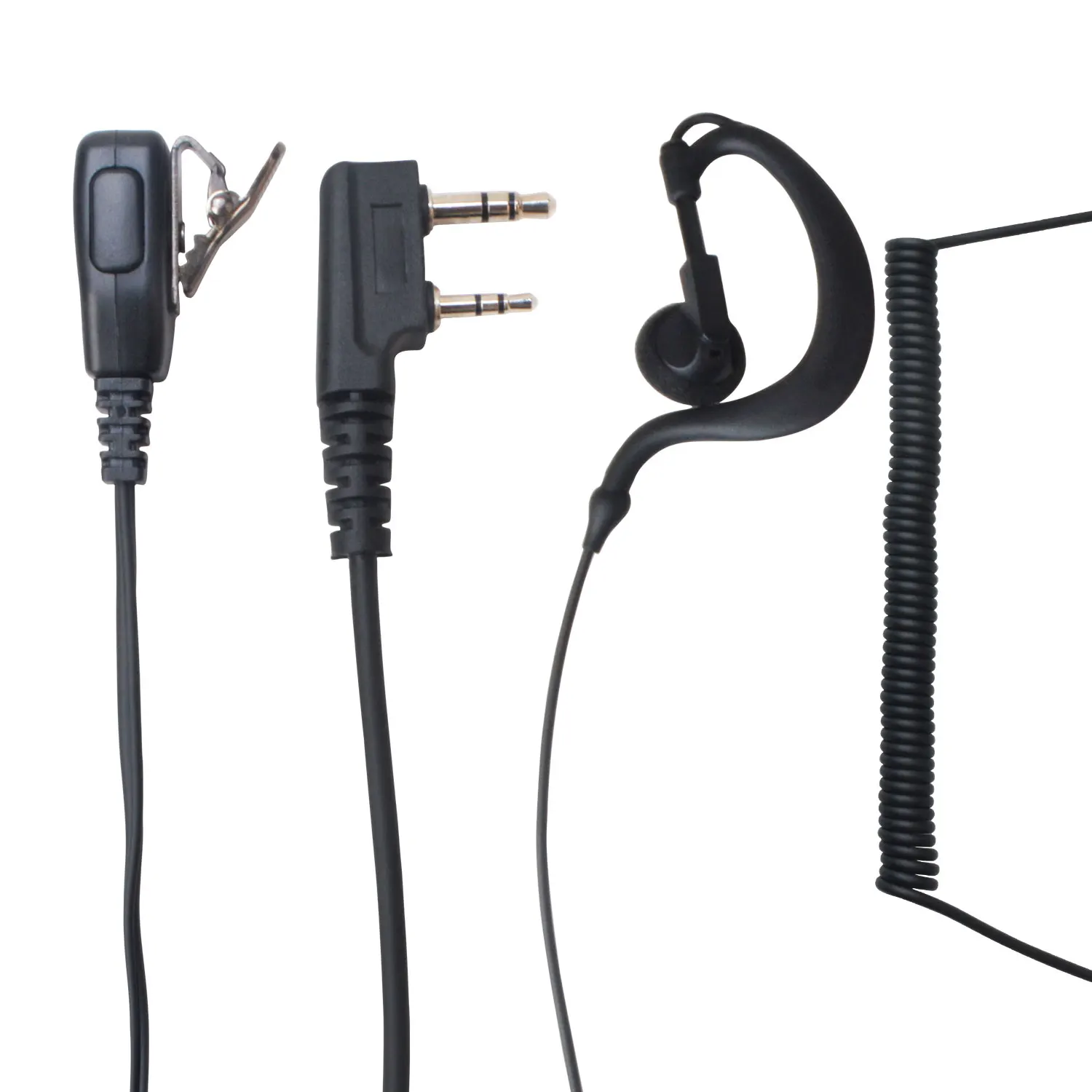 Socotran Walkie Talkie Earpiece 2 Pin K Plug PTT наушники портативная радиогарнитура для Baofeng