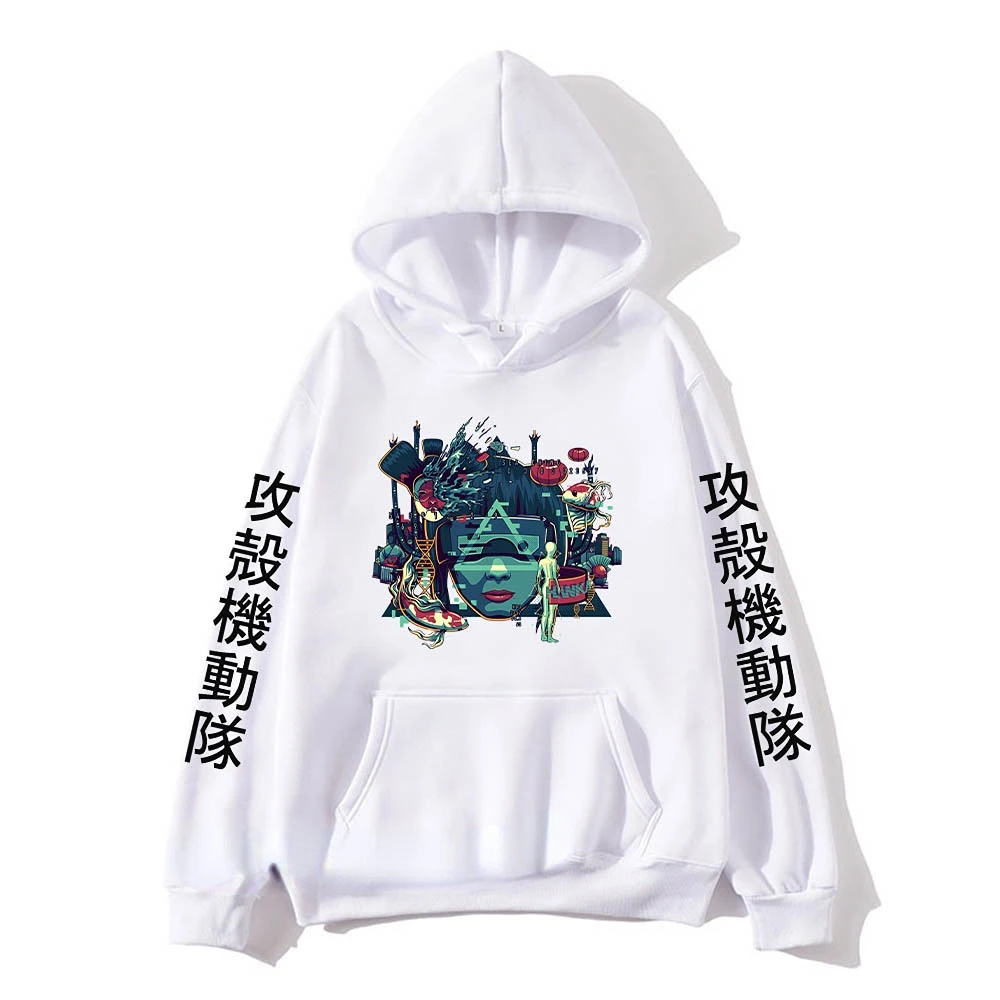 Ghost In The Shell  Pop Interesting Hoodies for Men/Women Anime Graphic  Casual Sweatshirts for Four Seasons Unisex