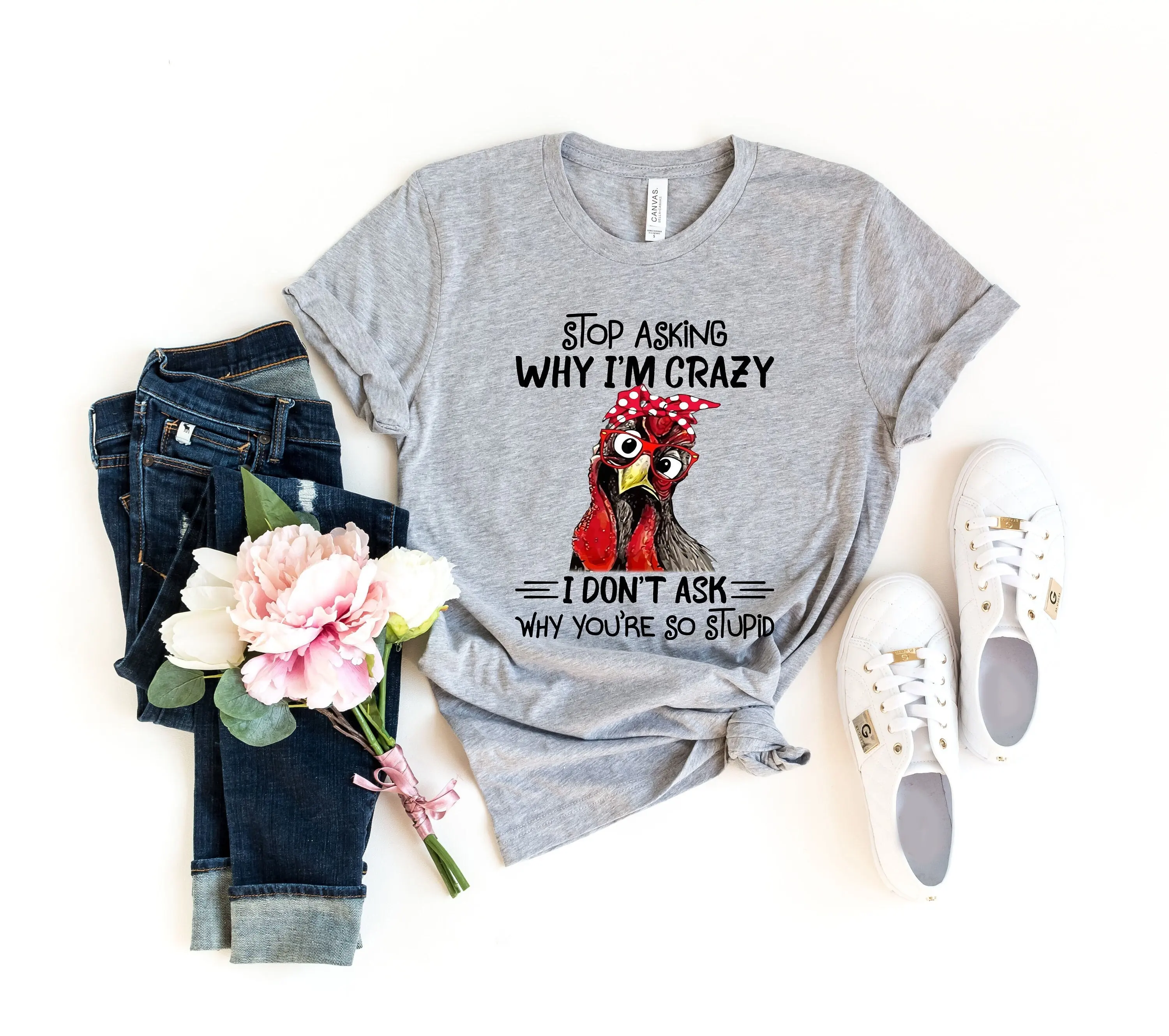 Запретитесь почему я сумасшедший не попросит тебе глупой футболка с забавной