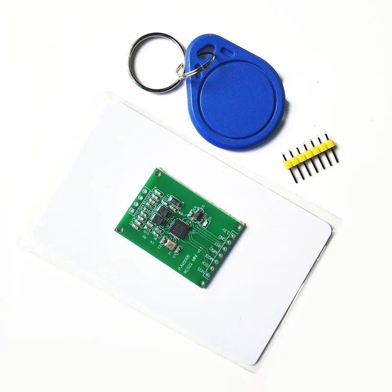 

MFRC522 RC522 Mini Version RFID RF IC Card Sensing Module S50 Fudan Card Key Chain Mini Version 13.56MHZ Black Green