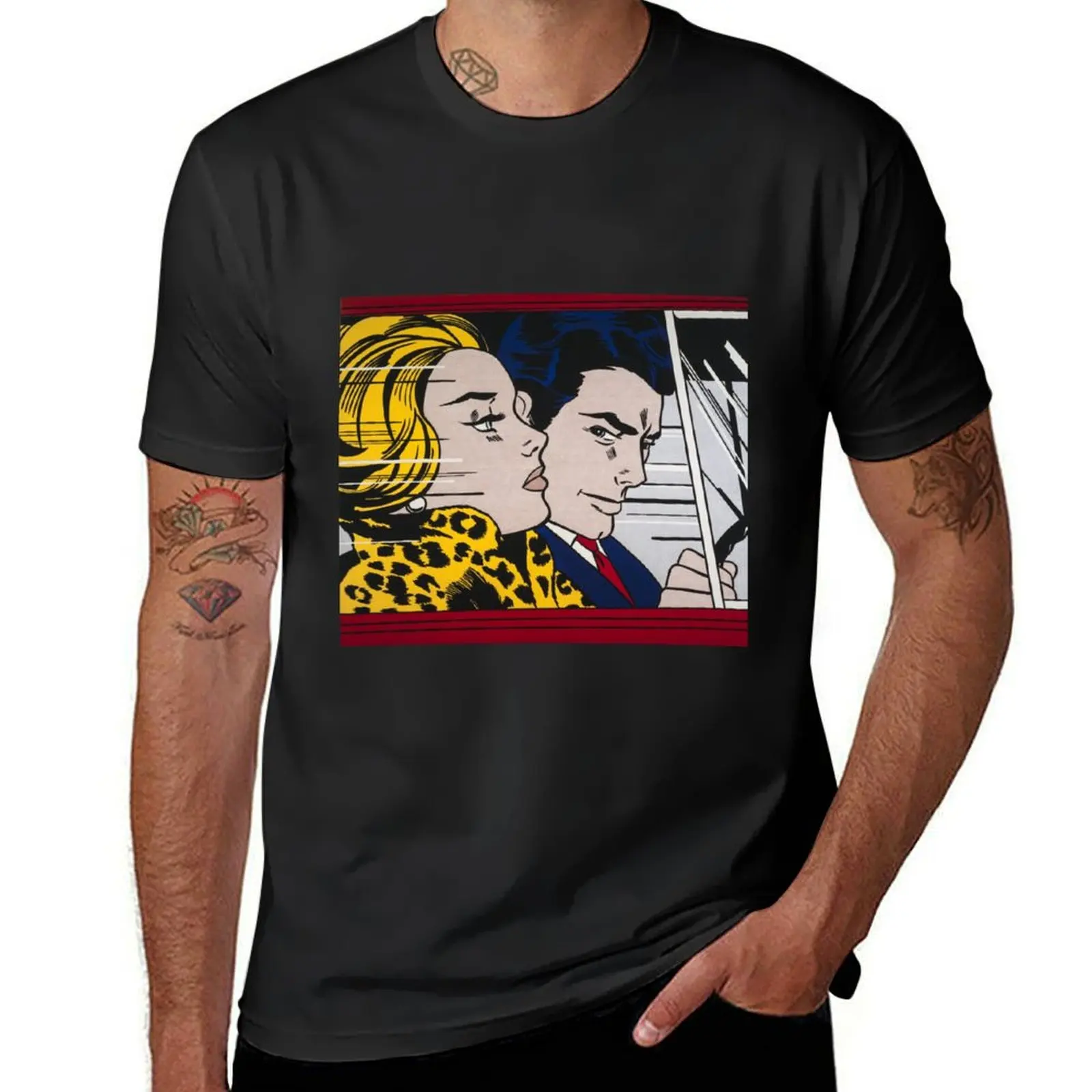 Мужские футболки с рисунком на стену автомобиля