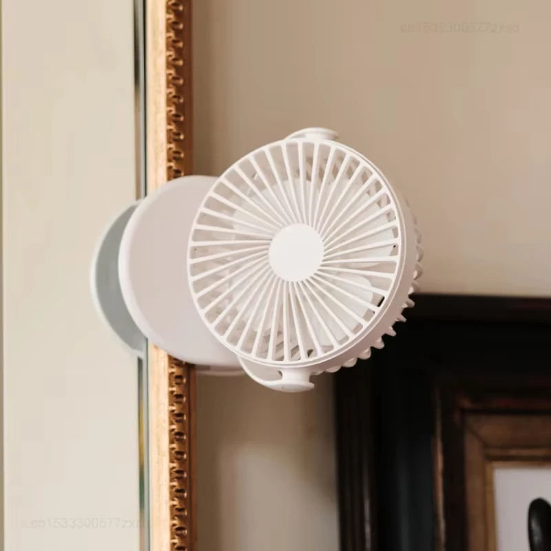 Фото Мини-вентилятор Youpin Solove F3, перезаряжаемый студенческий общежитие, офисный рабочий стол, бесшумный зажим, небольшой портативный бытовой вентилятор для камеры №5