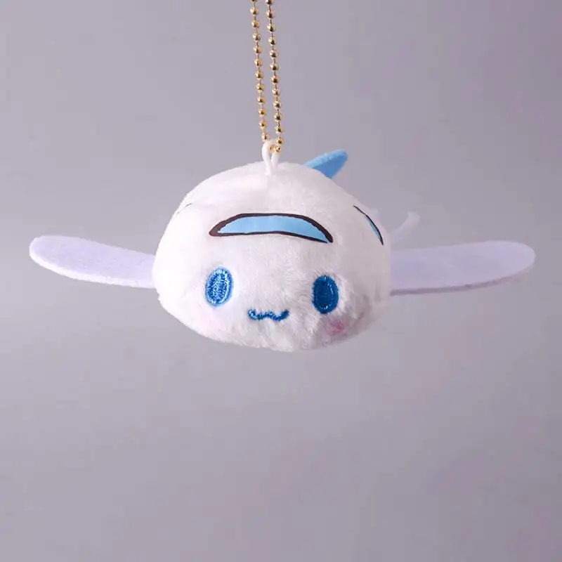 

Japanese Newest Cartoon Sanrio Plane Cinnamoroll Plush Toys Kawaii Doll Bag Pendant Decoration for Girls and Boys' Birthday Gift