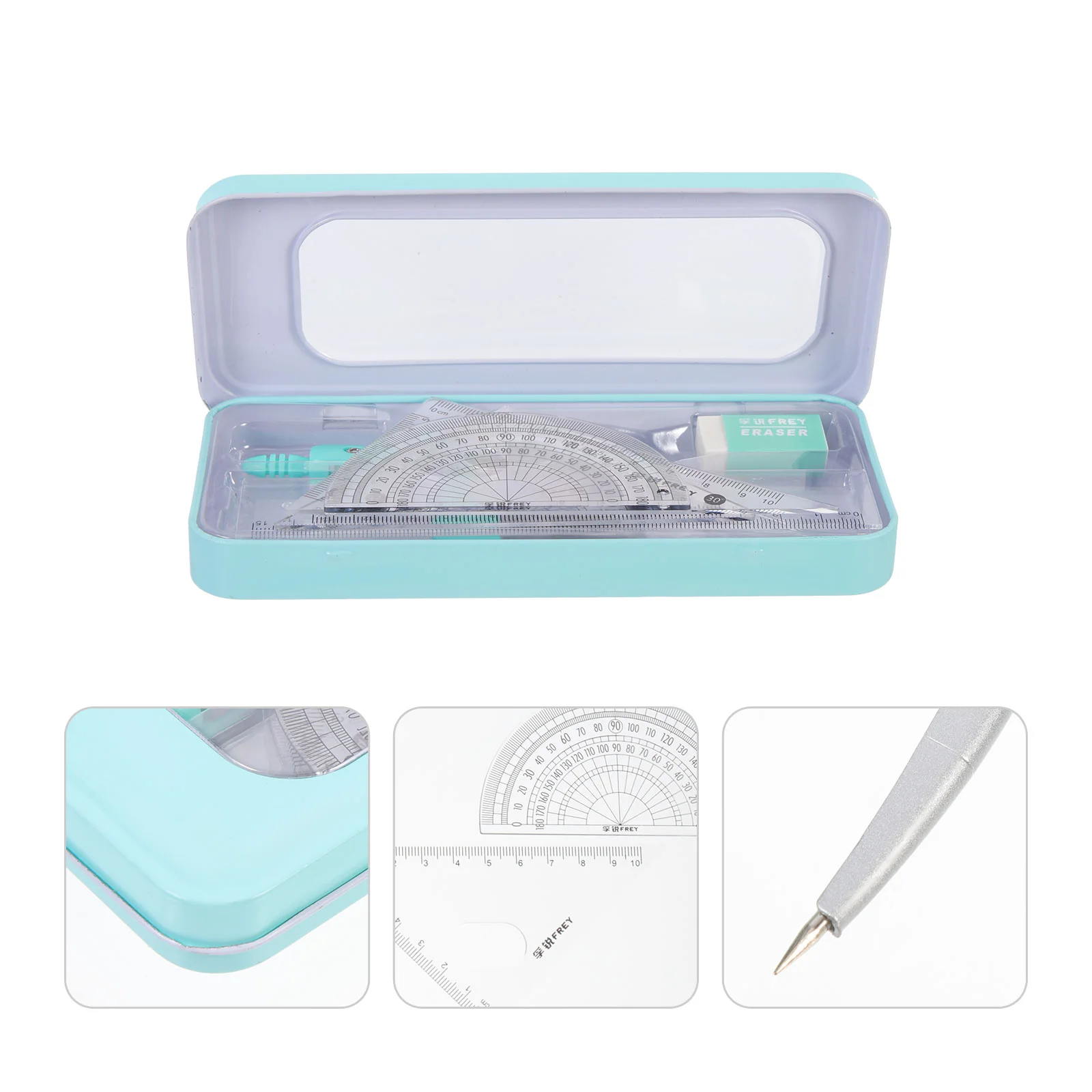 

Ruler Geometry Drawing Tool Protractor Math Compass Centimeters Kit Student Triangle School Inches Andset Tools Office Drafting