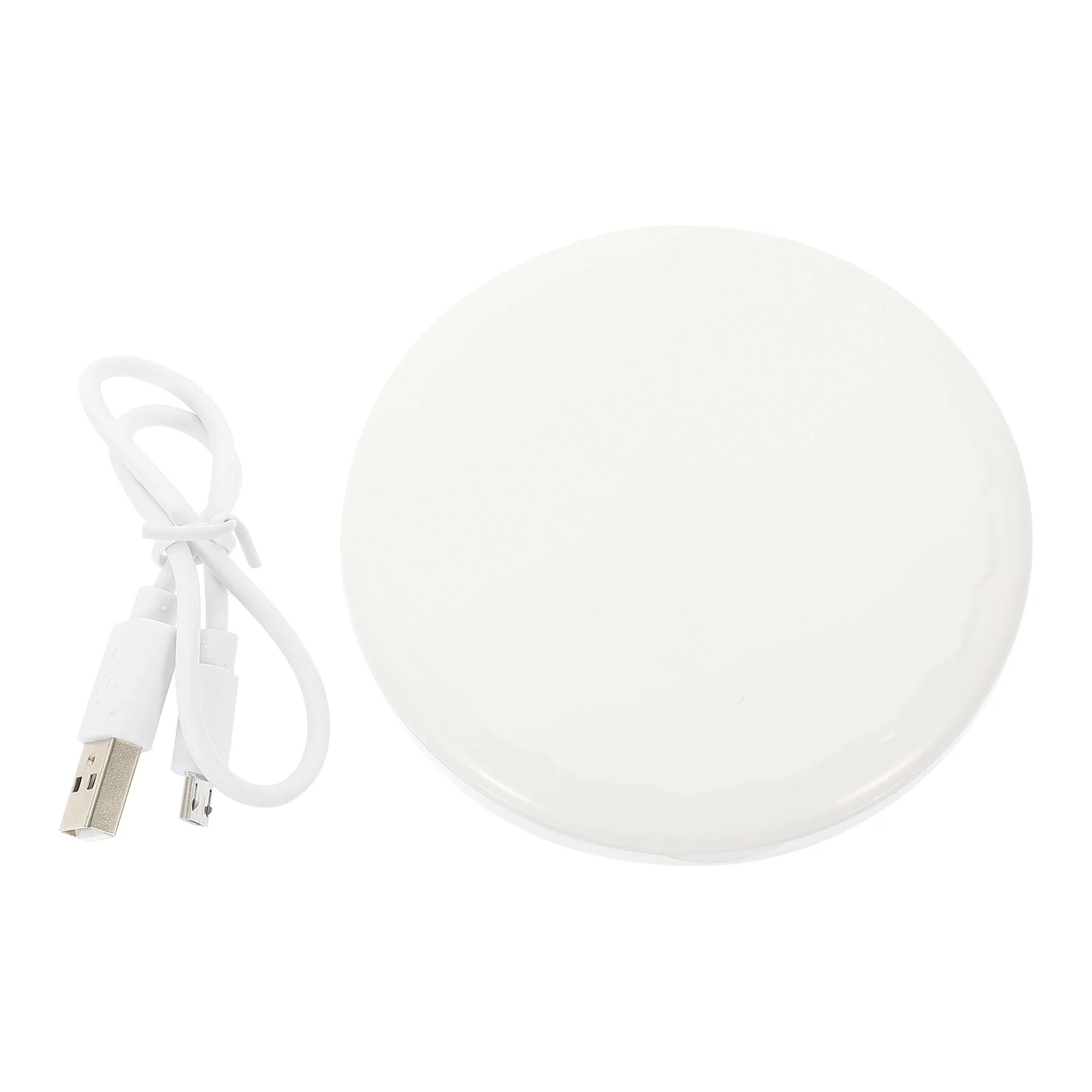 

Mirror Makeup Led Travel Mirrors Vanity Mini Folding Lighted Pocket Compactportablelights Foldable Small Handheld Women Round