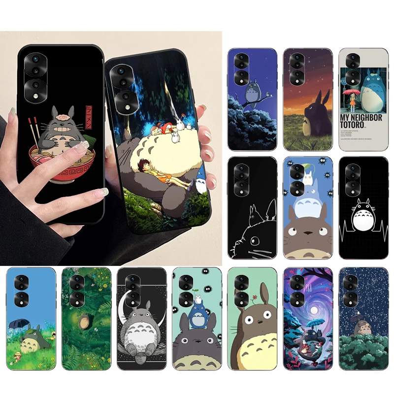 

My Neighbor Totoro Phone Case for Huawei Honor X9 X8 X7 X6 70 50 60 Pro 10X 20 Lite 8A 8S 8X 9X 9A 9S 10i Funda