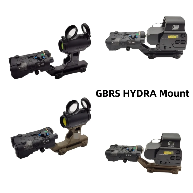 

Tactical GBRS Hydra Mount For Laser Aming&EXPS3 T1&T2 Holographic Red Dot Sight Combo Loadout With Original Markings