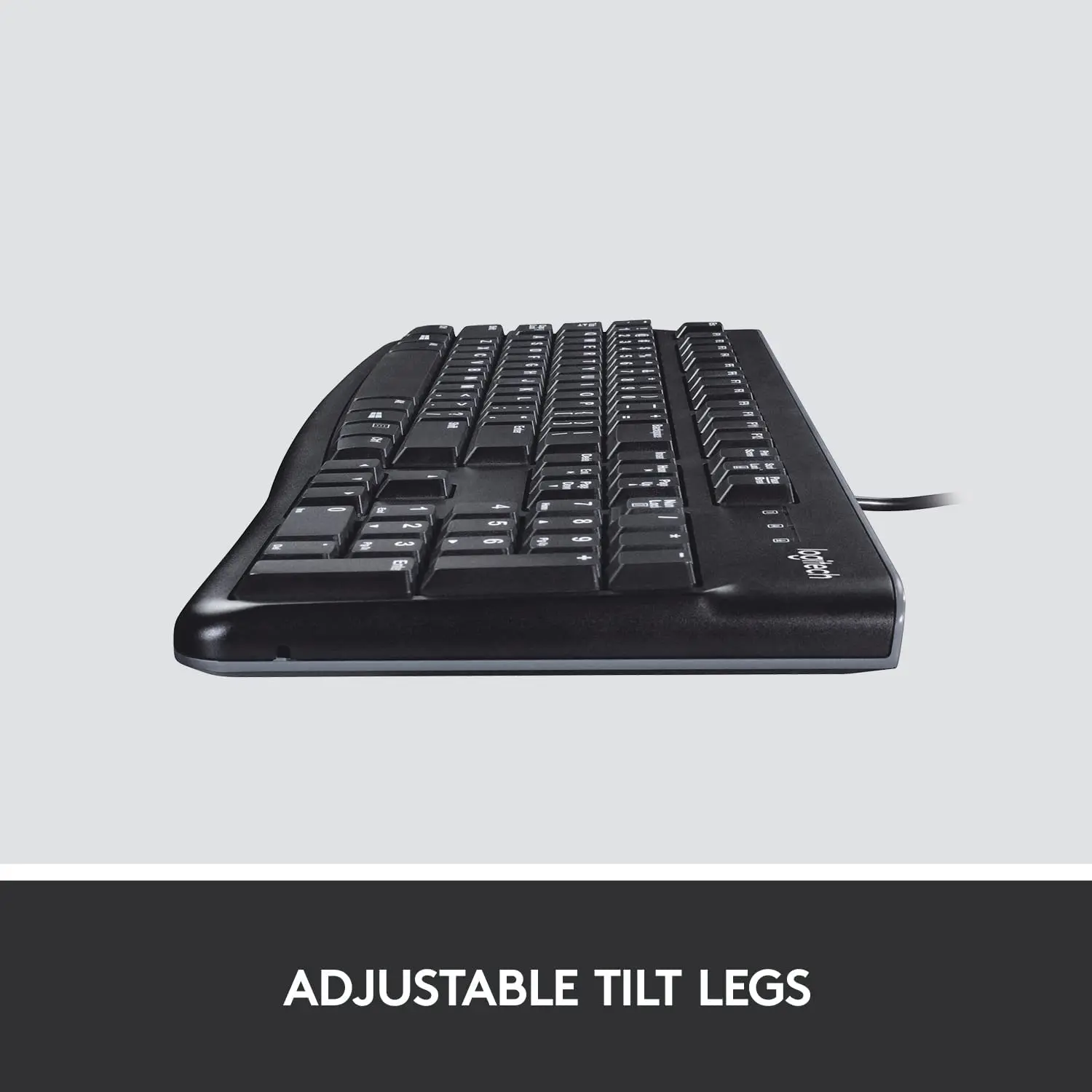Проводная клавиатура Logitech MK120 для полноразмерной Клавиатуры Windows USB Plug-and-Play