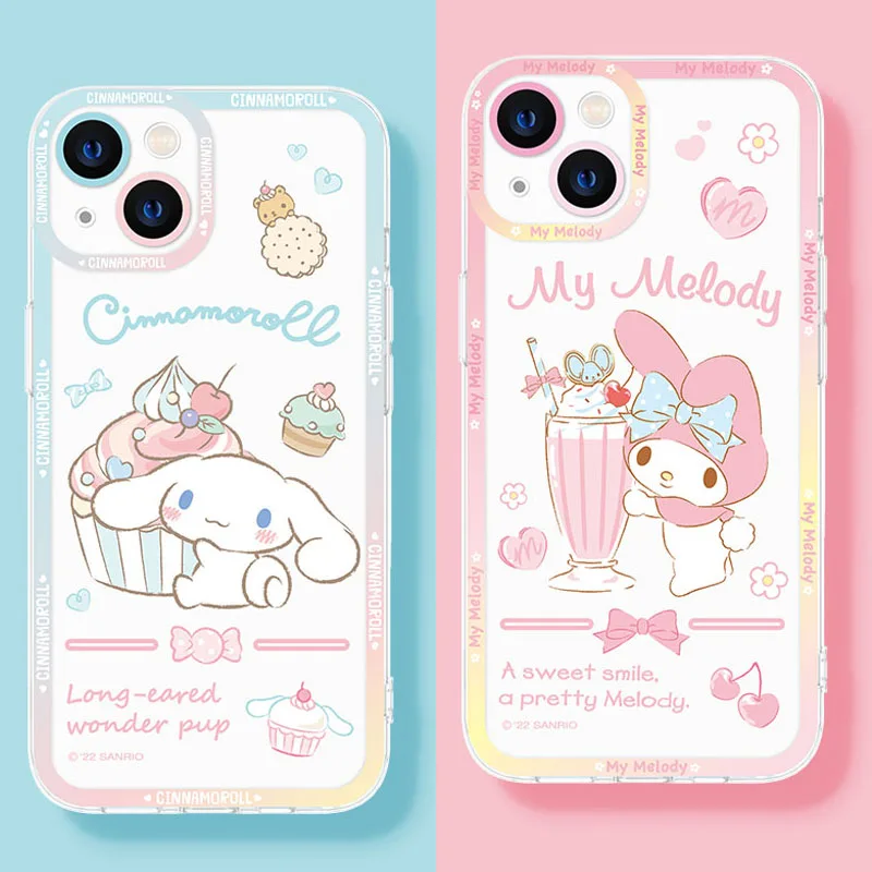 

Cinnamoroll Melody Clear Case for Huawei Honor 10 10i 20 20i 30 30S Lite 50 60 SE 70 8X 9X Pro V20 V30 V40 Soft Silicone Cover