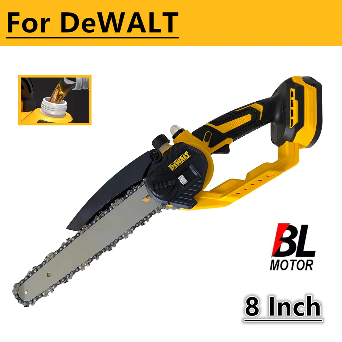 

Аккумуляторная цепная пила DEWALT 8 дюймов