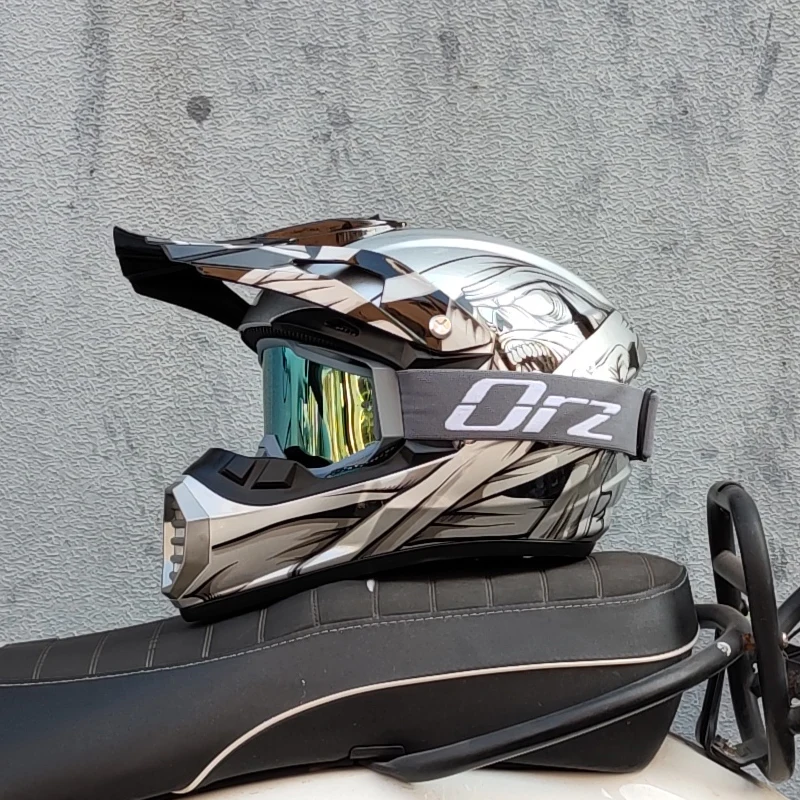 Мотоциклетный шлем Motocros Kask, гоночный классический шлем для мотокросса и спуска с горы спуском вниз (art.: 7ac5c534f) - 7ac5c534f