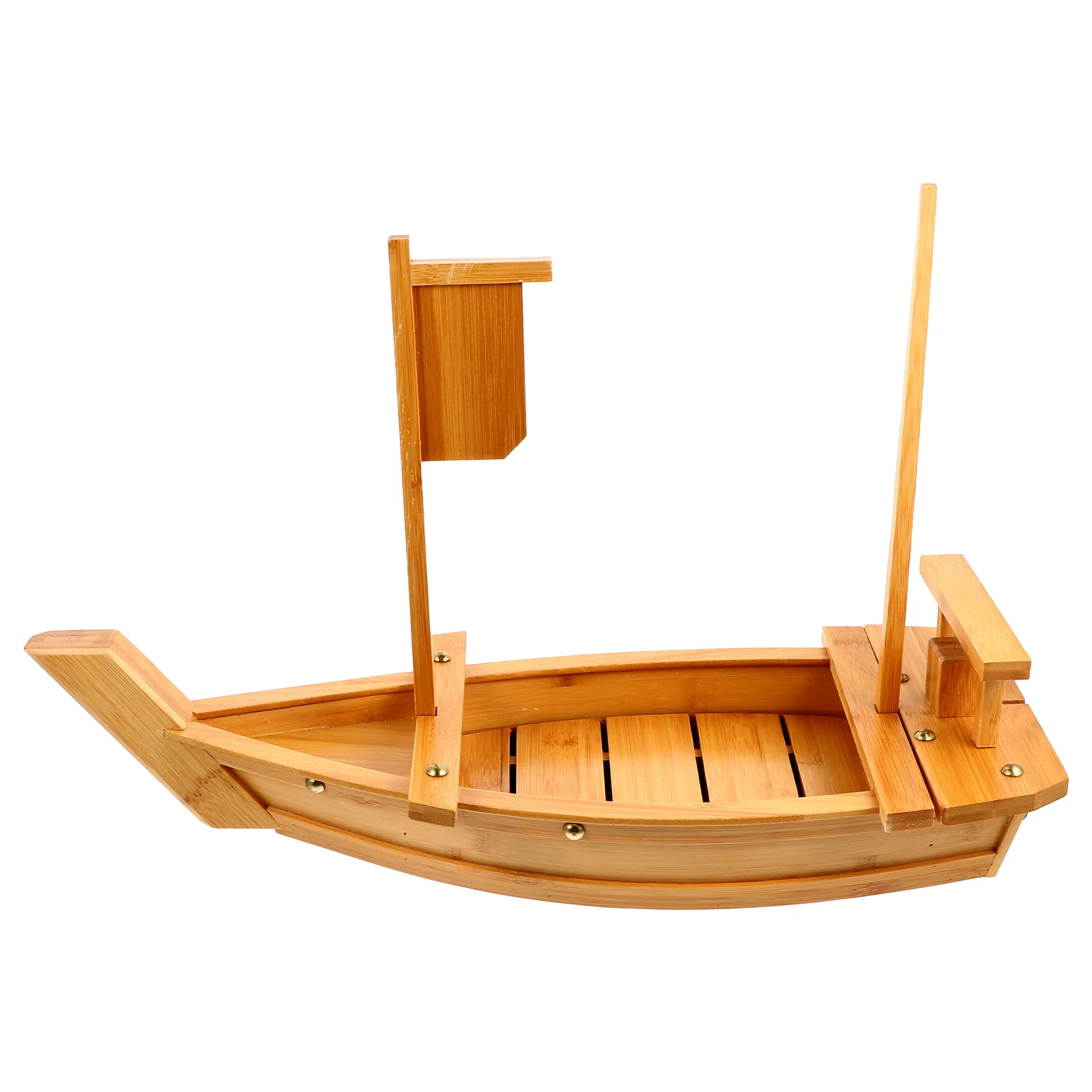 

Sushi Boat Plate Wood Serving Tray Platter Japanese Sashimi Wooden Giant Large Big Board Bamboo