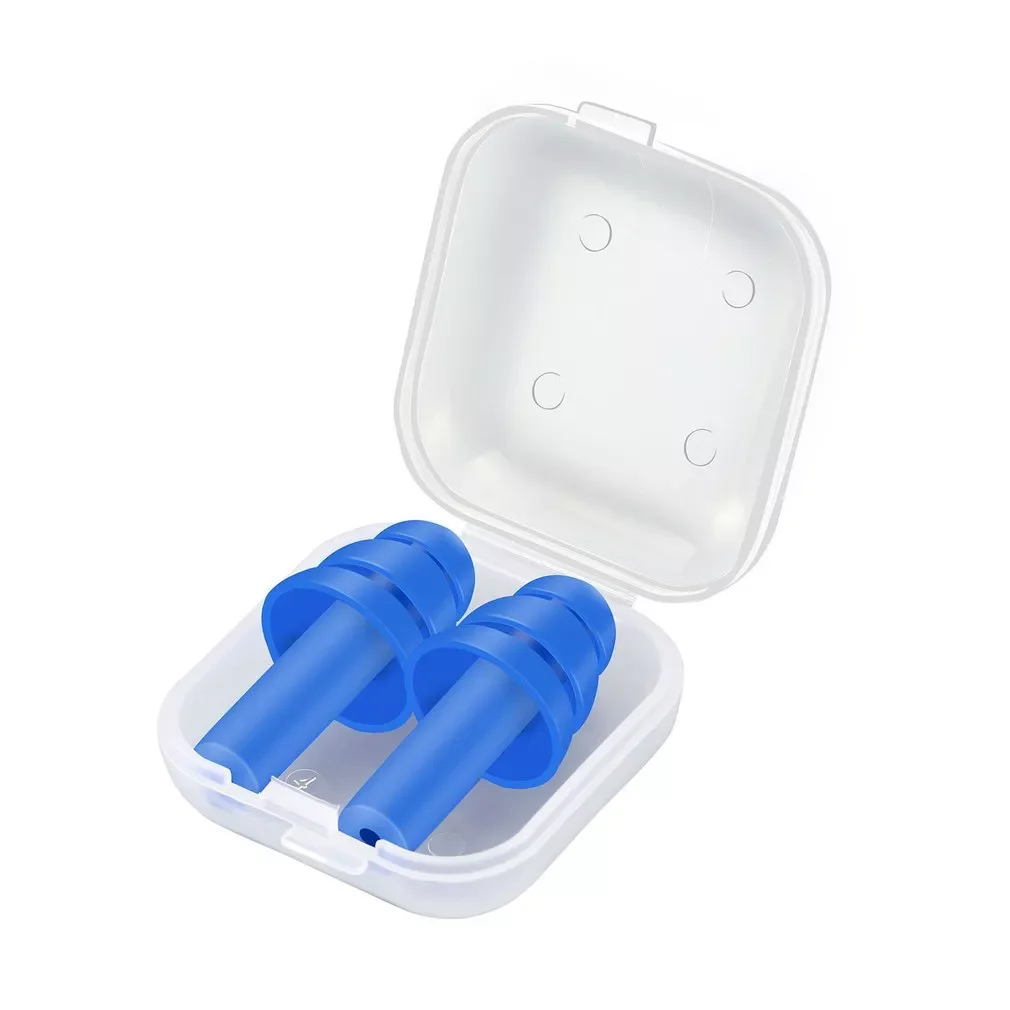 

Hot Sale Soft Foam Silicone Ear Plugs Sound Insulation Ear Protection Earplugs Anti-noise Sleeping plugs with Storage Box