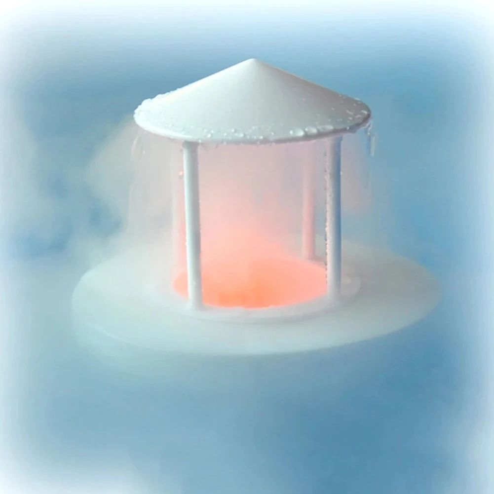 

1pc Floating Mist Dispenser White ABS Mini Mist Maker Floating Sprayer Fogger Water Fountain Garden Supplies For Fish Tank