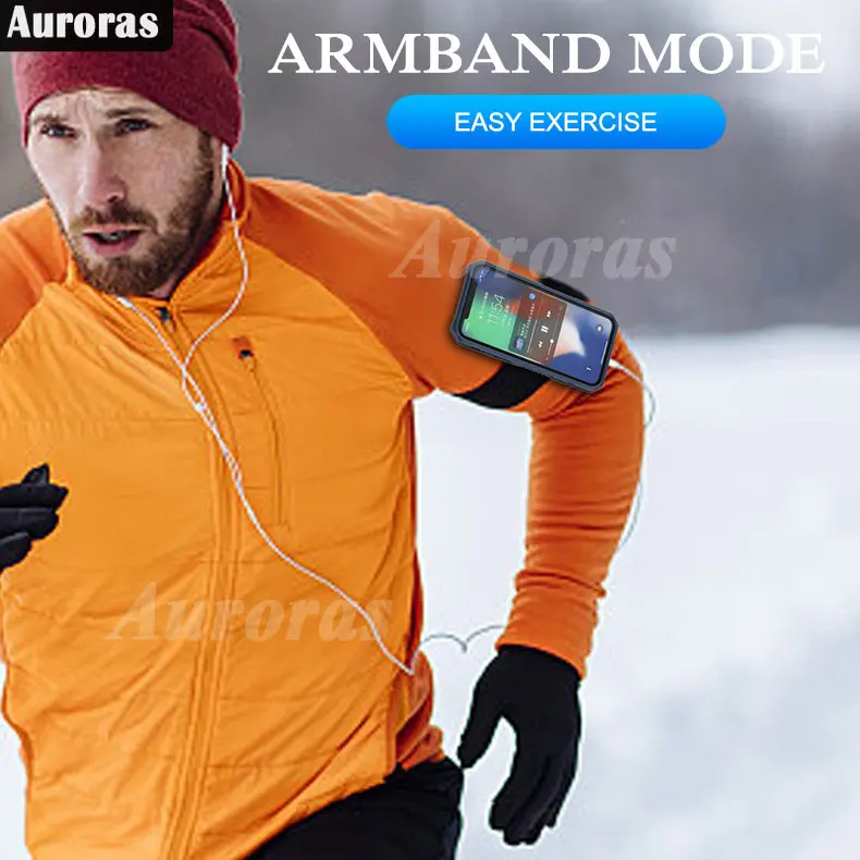 Чехол Auroras для Infinix Smart 7 механическая броня с держателем задний зажим твердый