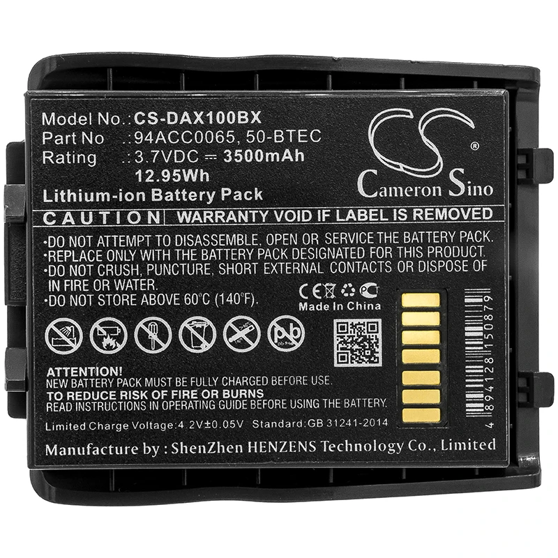 

Generic 3500mA Battery for Datalogic LYNX 50-BTEC,50-BTSC,94ACC0065