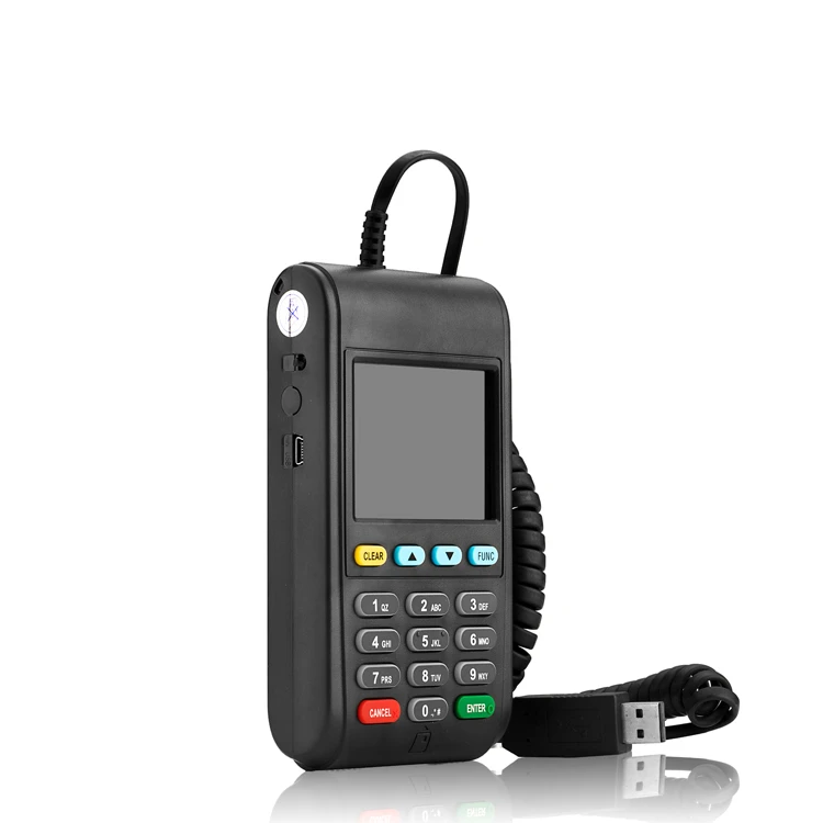 

Portable smart card reader NFC pos PCI pinpad