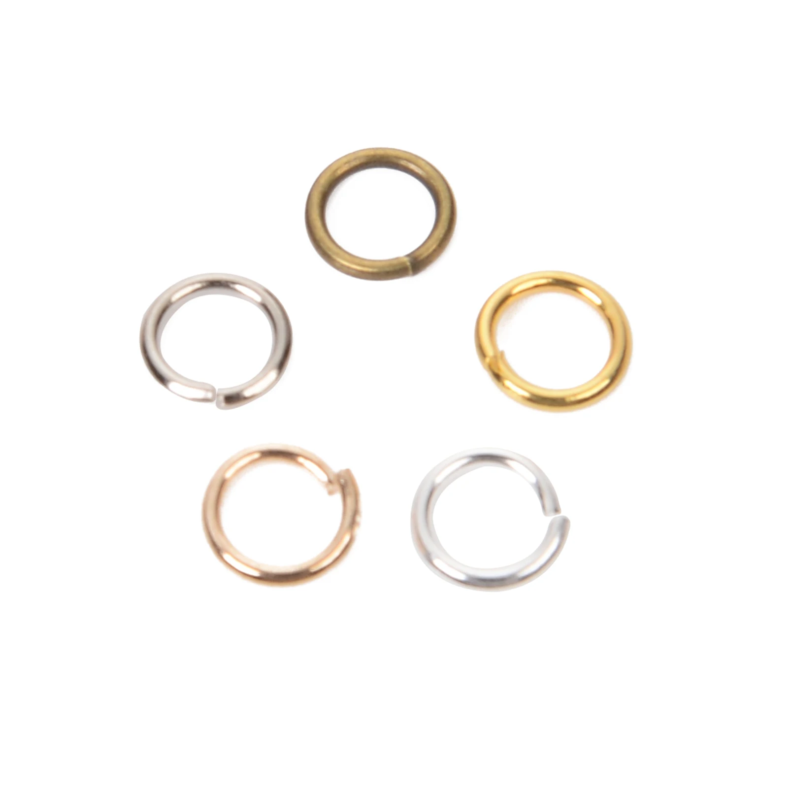 Металлические ювелирные изделия открытые одиночные петли и раздельное кольцо