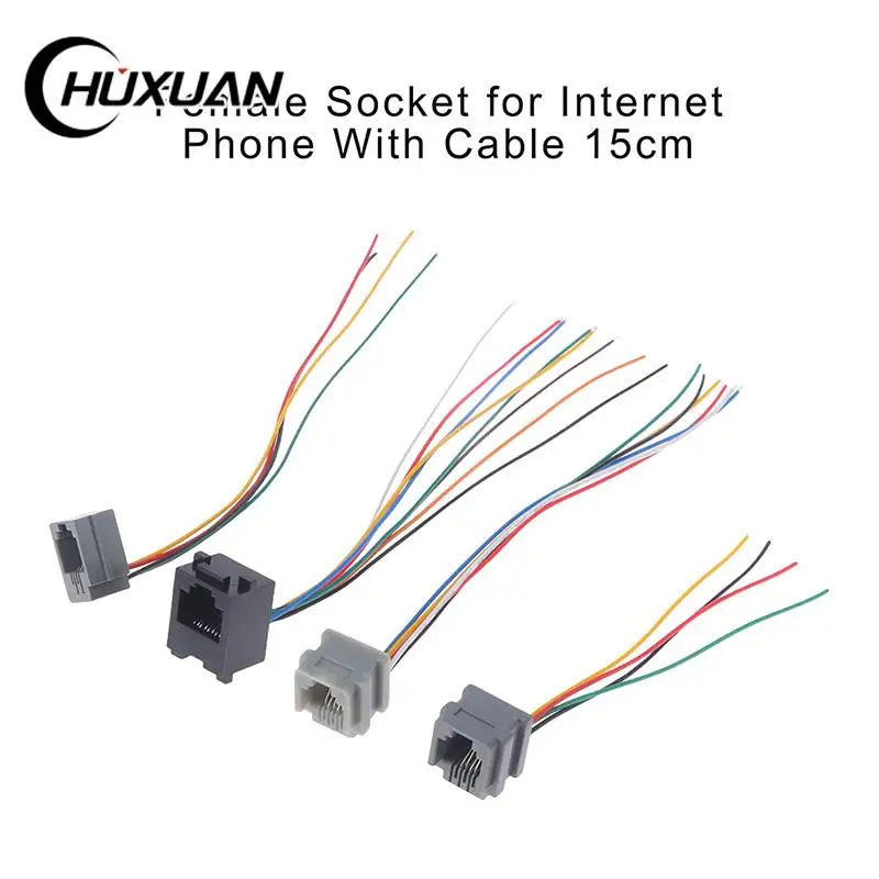 5 шт., разъём RJ11/RJ12/RJ45 для телефонных розеток, 4P4C/6P4C/6P6C/8P8C, гнездовой разъем 616E 623K 641D