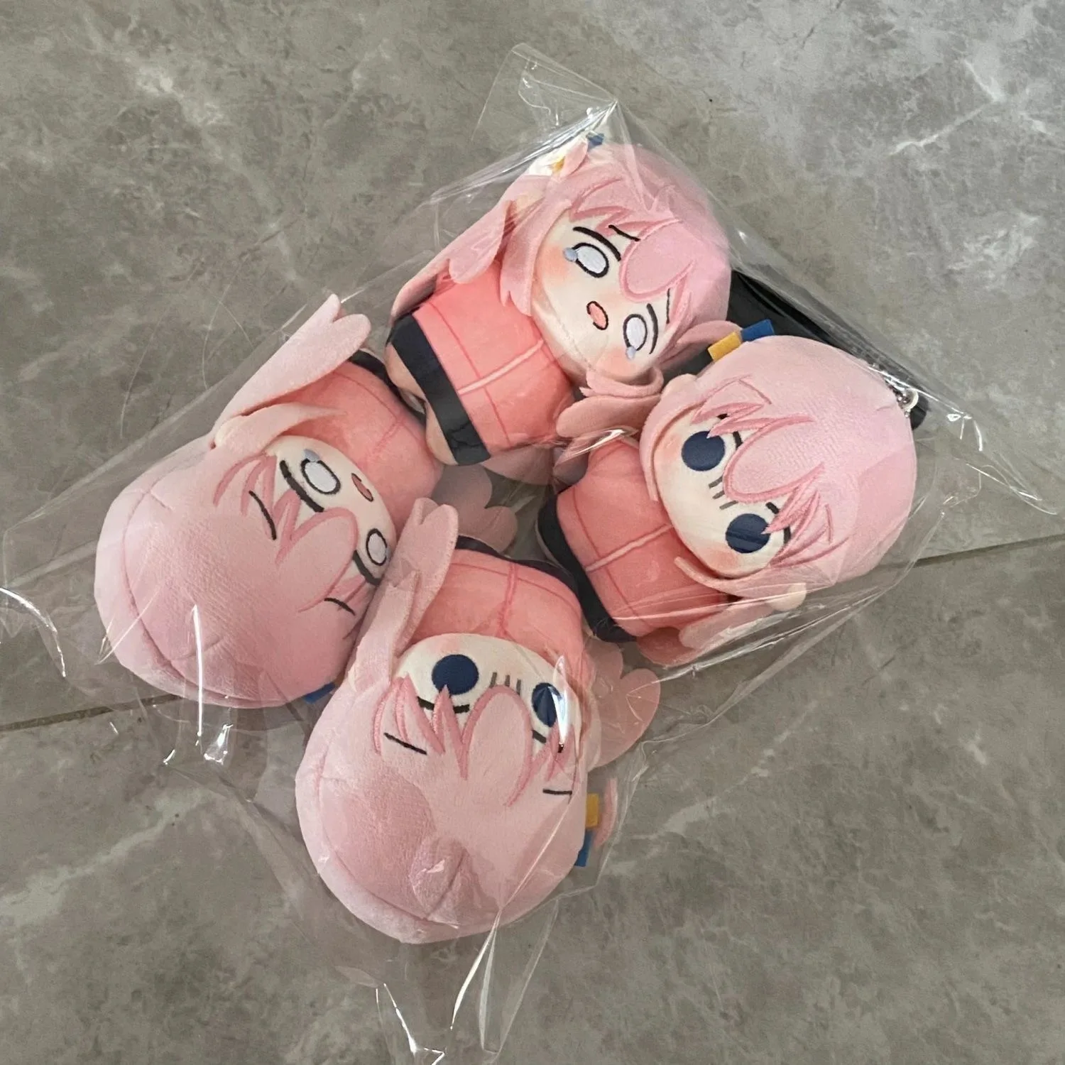 

10CM Anime BOCCHI THE ROCK Gotoh Hitori Cosplay Mini Soft Plush Cute Starfish body Pendant Knapsack Keychain Gift