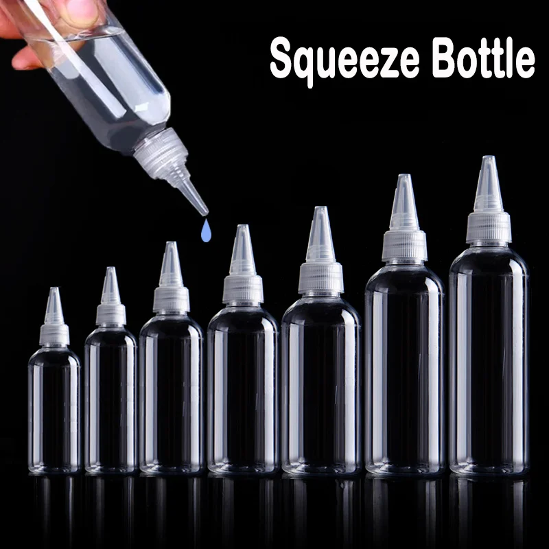 

Transparent Pointed Mouth Squeeze Bottle Allocator Refillable Squeeze Bottle Vinegar Oil Syrup Bottle Jar Dispenser Kitchen Tool