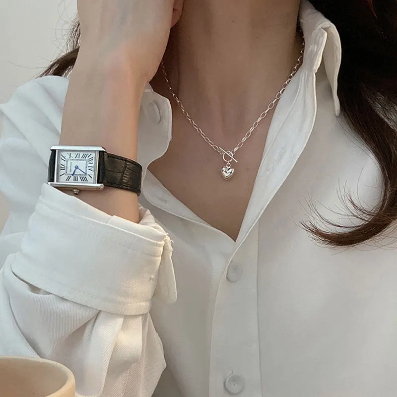 Женское вечерние жерелье из серебра 925 пробы с изображением черного ангела |