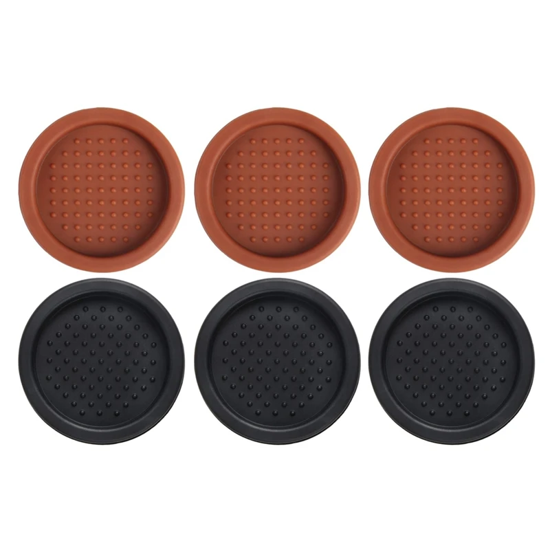 

6 шт. коврик для вскрытия кофе эспрессо, 63 мм, противоскользящий круглый коврик для вскрытия портов, инструмент для бариста