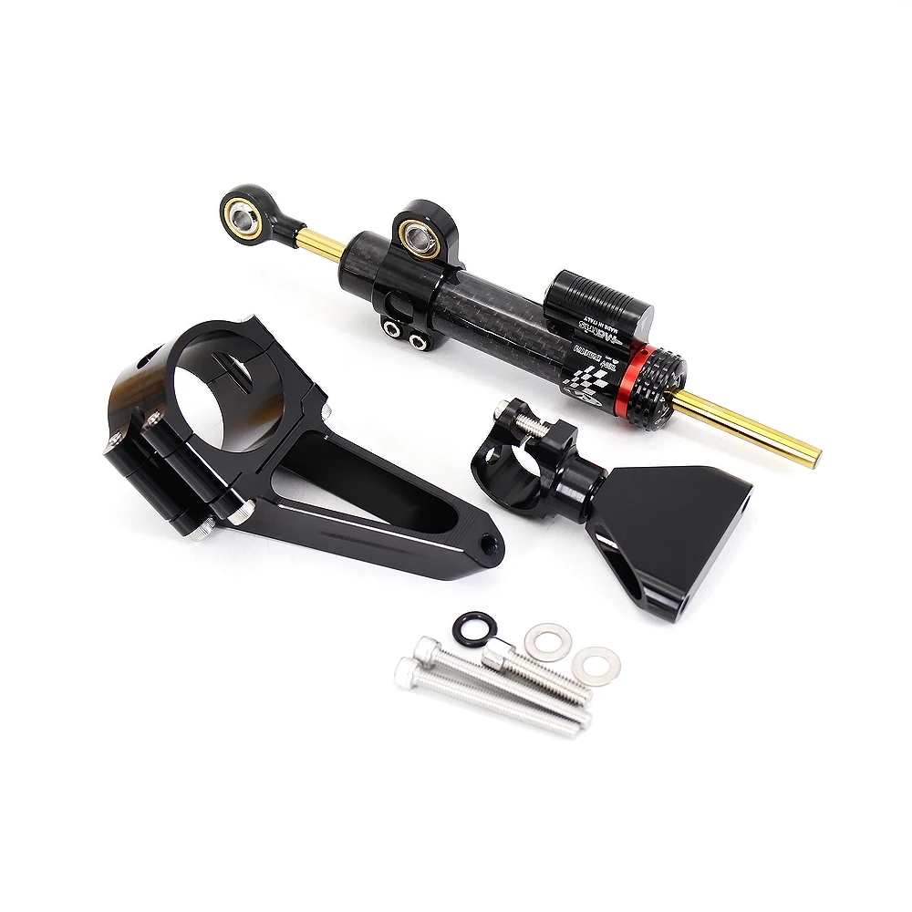 Новый мотоциклетный алюминиевый рулевой демпфер с ЧПУ, регулируемый стабилизатор, монтажный кронштейн для HONDA CBR600 F4I CBR 600 F4I 1999-2007