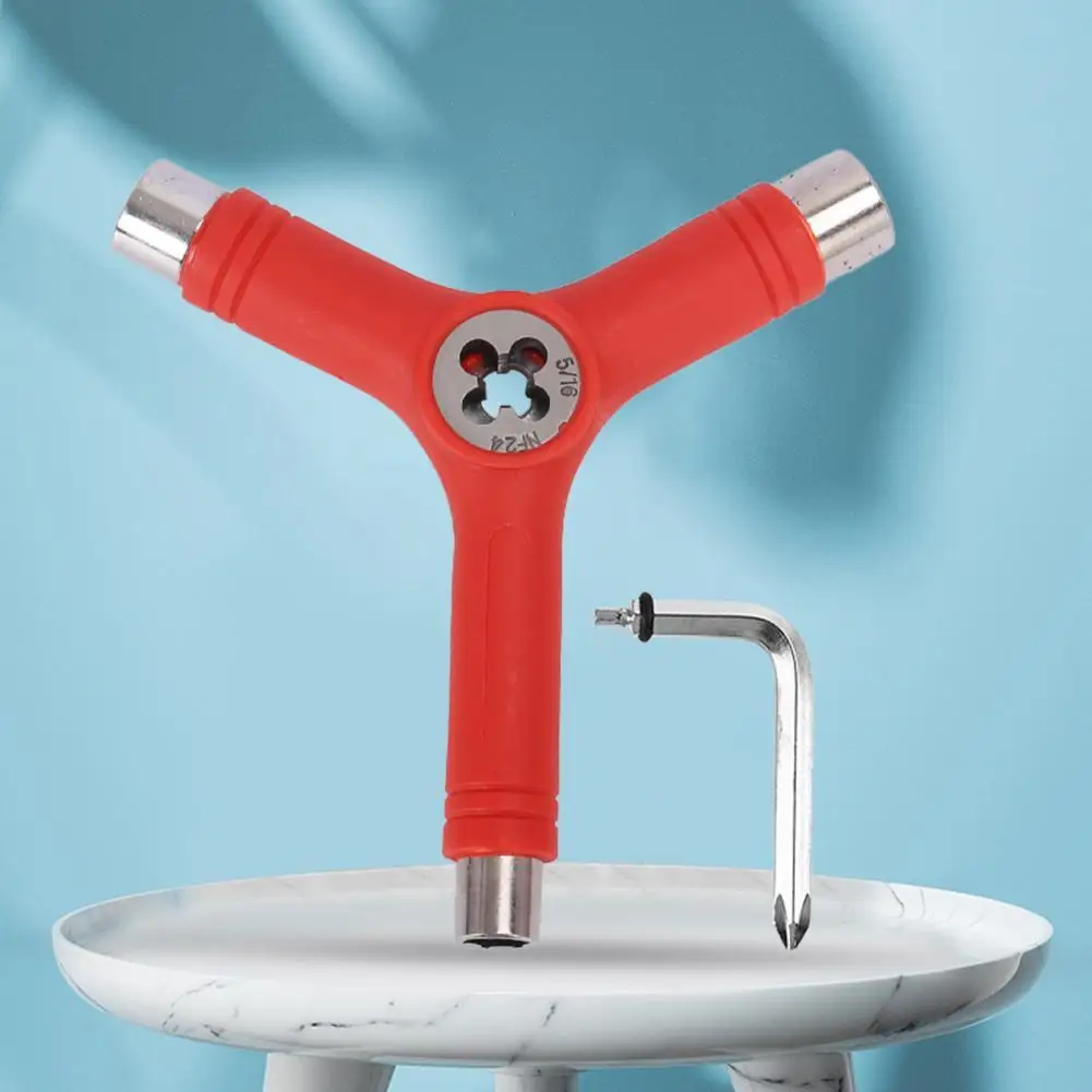 

Шестигранный гаечный ключ, прочная Антикоррозийная креативная конструкция, Y-образный инструмент для скейтборда, Аксессуары для коньков, ш...