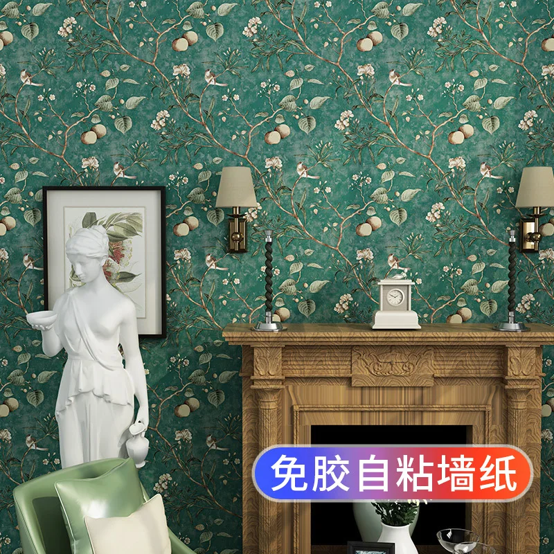 

Self-adhesive wallpaper American self-adhesive home bedroom room TV background wall wallpaper wall stickers wallpaper
