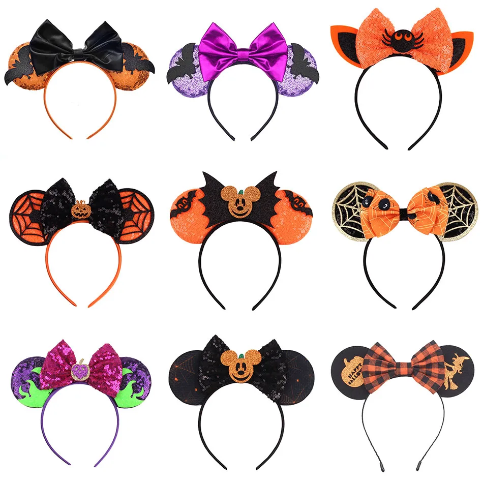 

Kids Hair Accessories Baby Mouse Ears Headdress Girls Christmas Devil Queen Photography Outfits Children Party Spider Headband