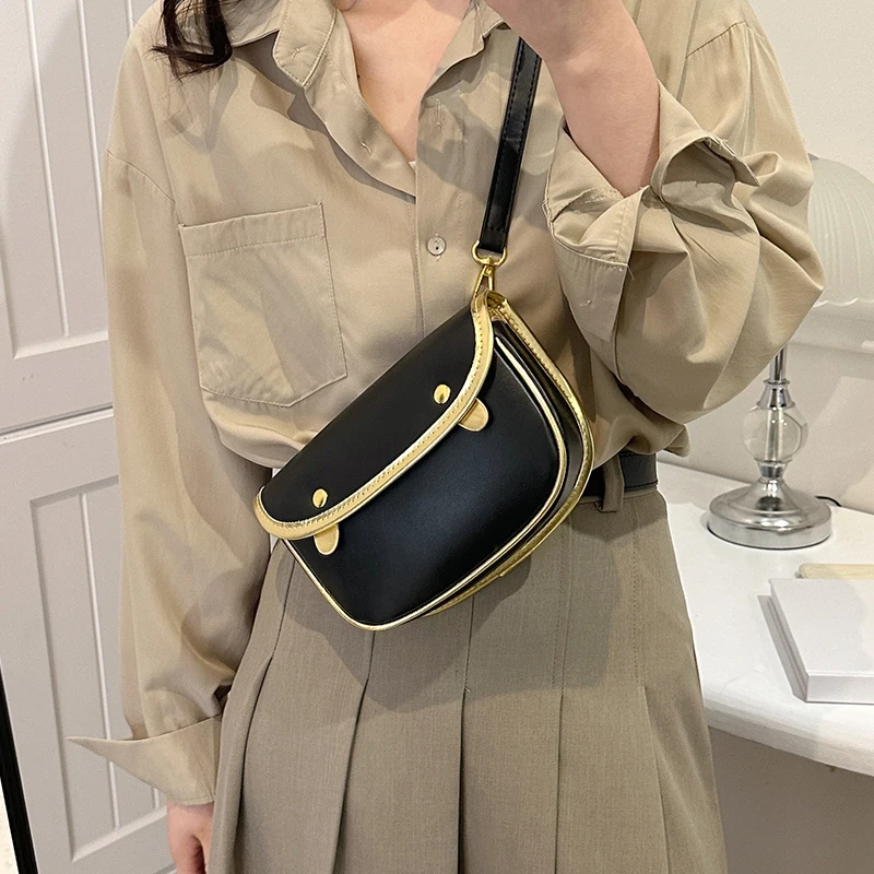 

High Quality Single Shoulder Bag Trend Mature Royal Sister Armpit Bag Advanced Texture Versatile Cross-Slung Small Square Bag M2