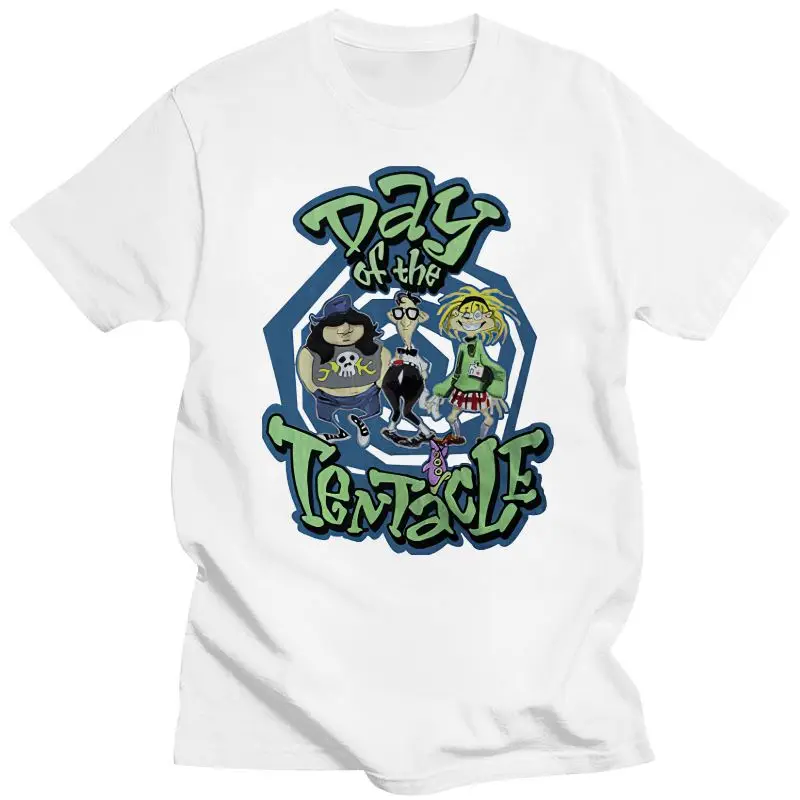 

Футболка с круглым вырезом и надписью «Day Of The Tentacle»