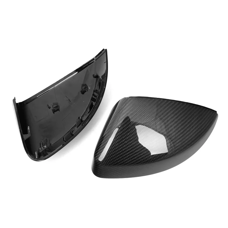 Чехол для зеркала заднего вида из натурального углеродного волокна с