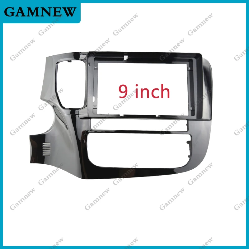 

9-дюймовая 10-дюймовая автомобильная рама, адаптер для фасции, Android-радио, комплект панели для приборной панели для Mitsubishi Outlander 2014-2018