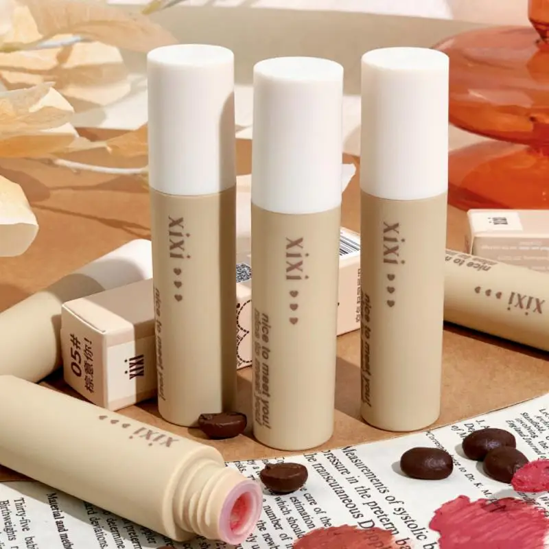 

Non-stick Cup Plain Lipstick Foggy Surface Lipstick Matte Velvet Labial Glaze Lips Makeup Do Not Fade