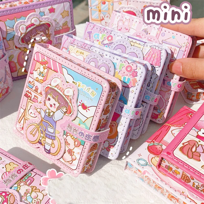 128 листов мультяшный блокнот Kawaii мини-блокнот портативный журнал-планировщик дневник повестка дня органайзер для навеса корейские канцелярские принадлежности для офиса