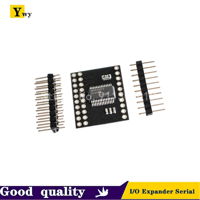 1 шт. MCP23017 серийный Интерфейс модуль IIC I2C SPI MCP23S17 двунаправленный 16-бит I/O расширитель шпильки 10 МГц беспроводной последовательный Интерфейс модуль